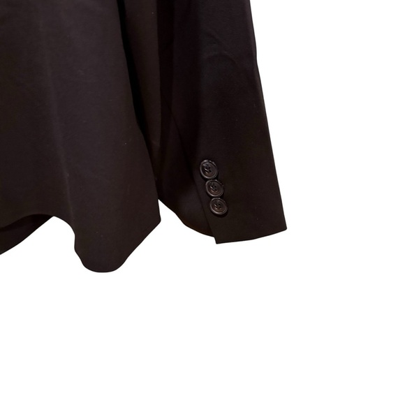 The Limited Womens Black One Button Blazer Size 18 Lined Stretch Career - Picture 8 of 12